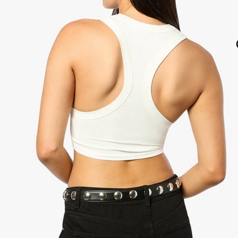 WeWoreWhat Tan Fitted Crop Tank Top - Picture 10 of 10